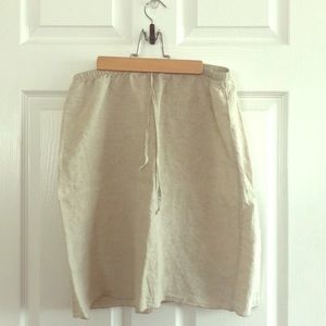 Linen skirt
